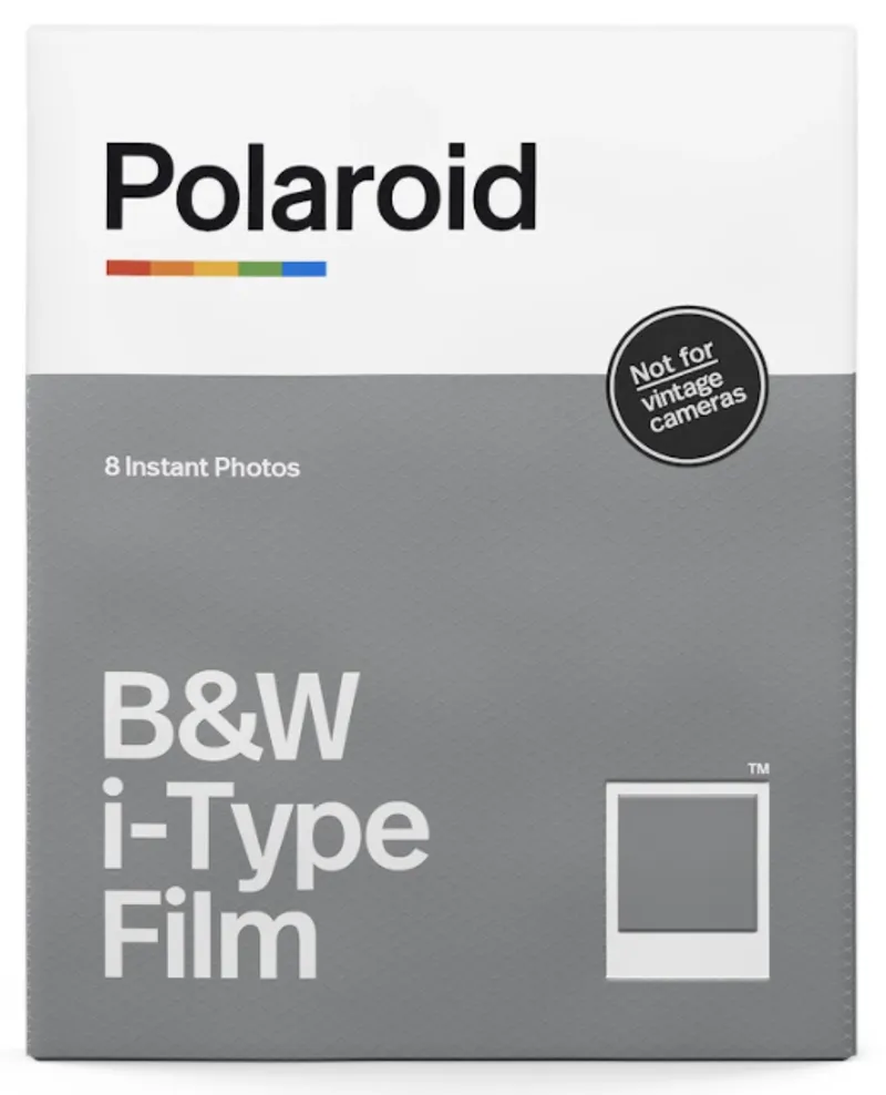 Polaroid B+W i-Type Instant Film 8 Exposures